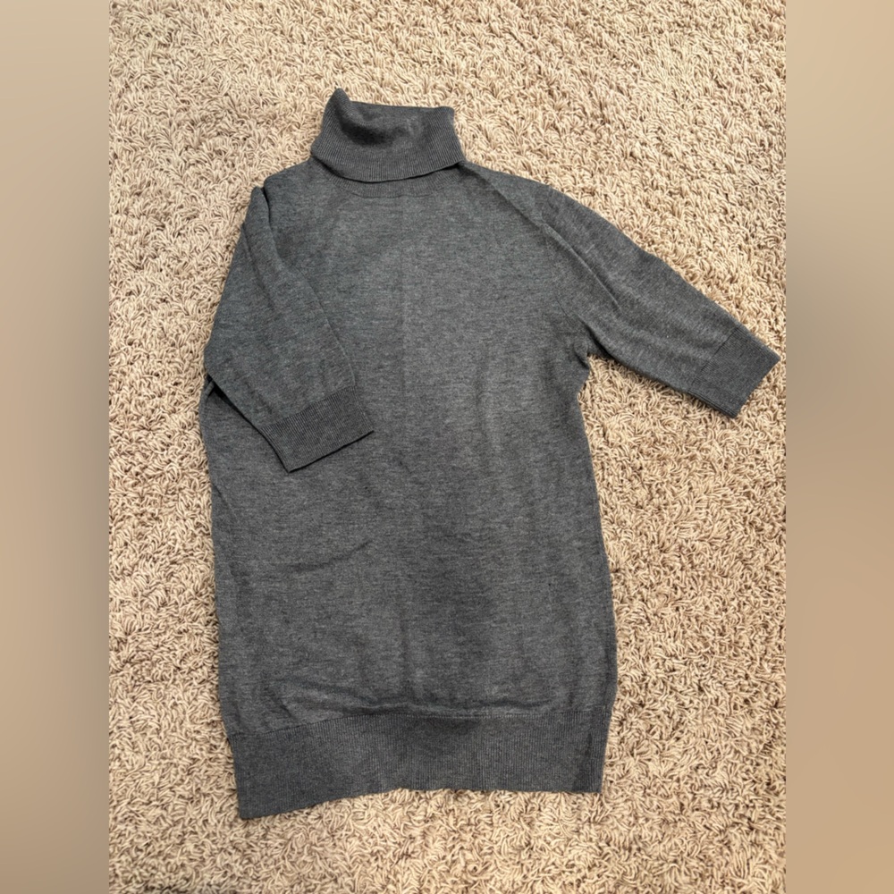 Ann Taylor Charcoal Turtleneck Sweater